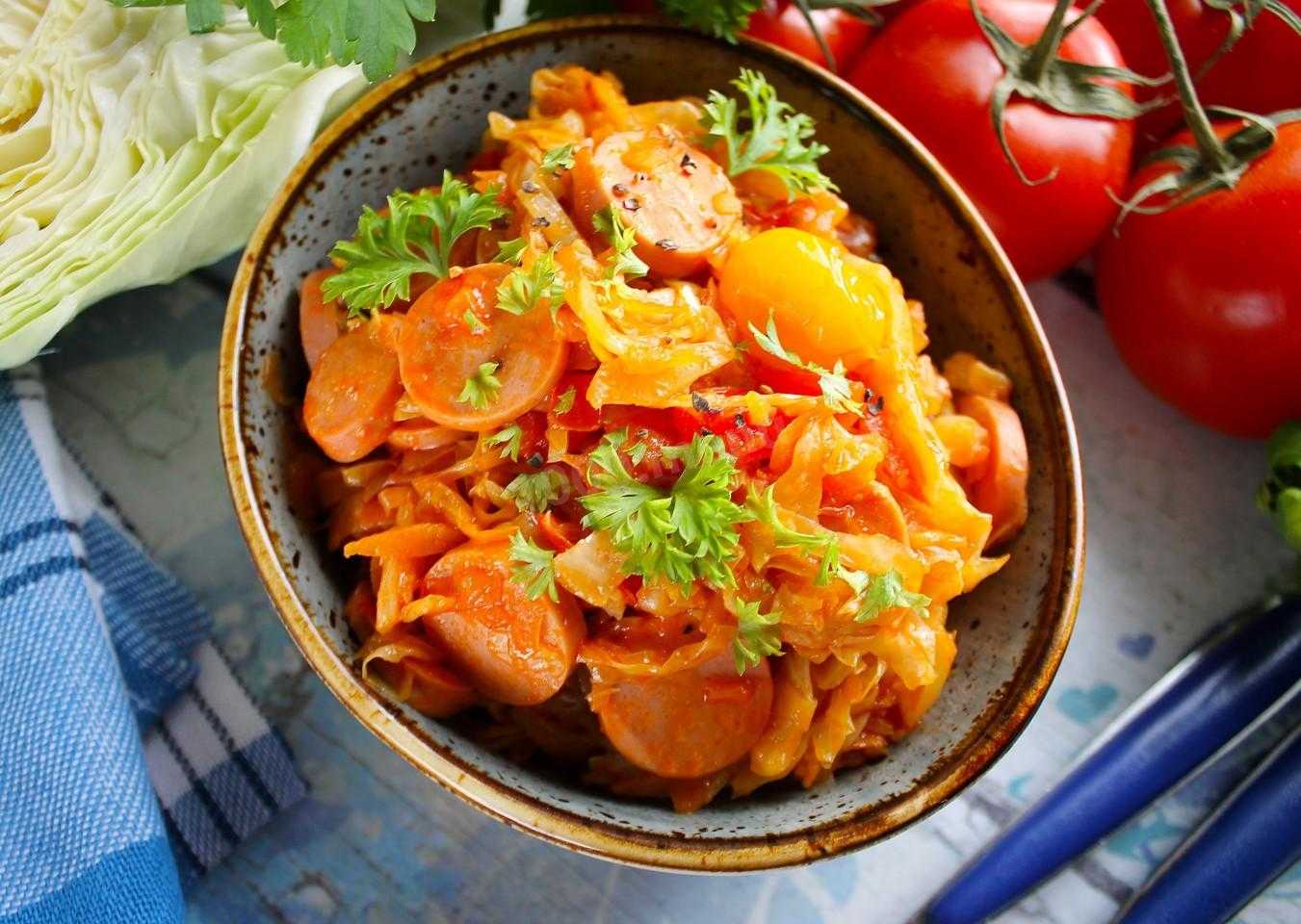 Суп солянка из капусты с сосисками  рецепт с пошаговыми фото