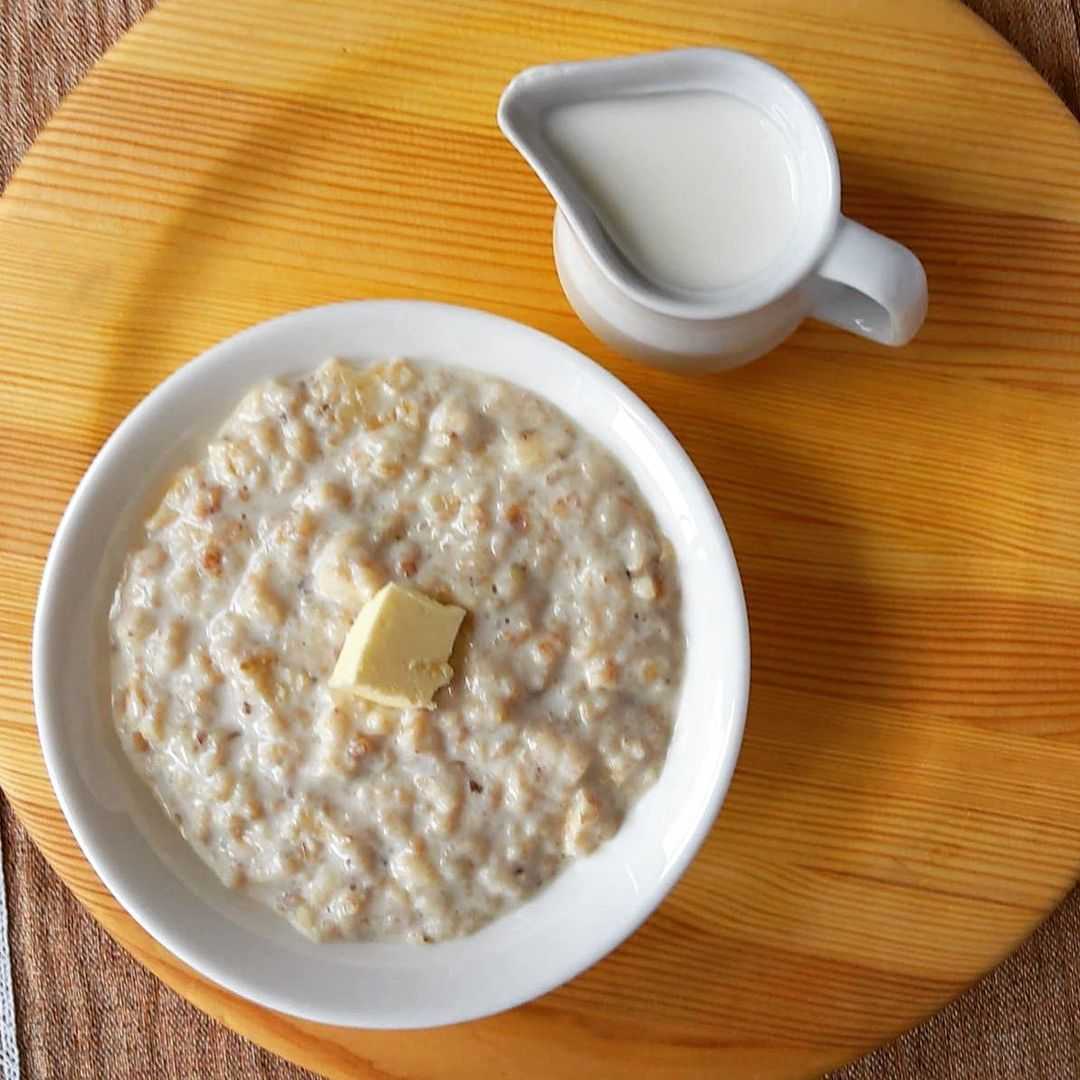 Пошаговый рецепт приготовления геркулесовой каши на молоке с фото
