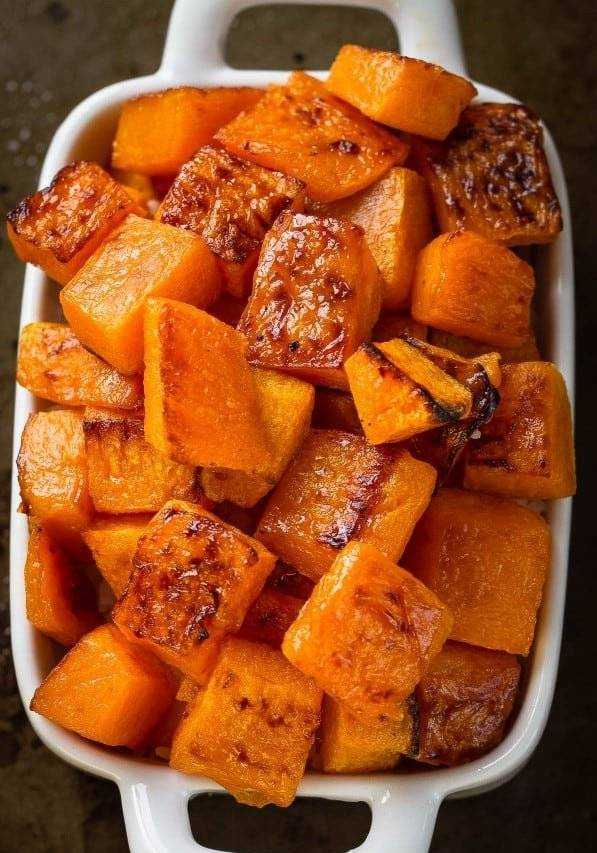 Тыква, запеченная в духовке быстро и вкусно — 7 фото рецептов