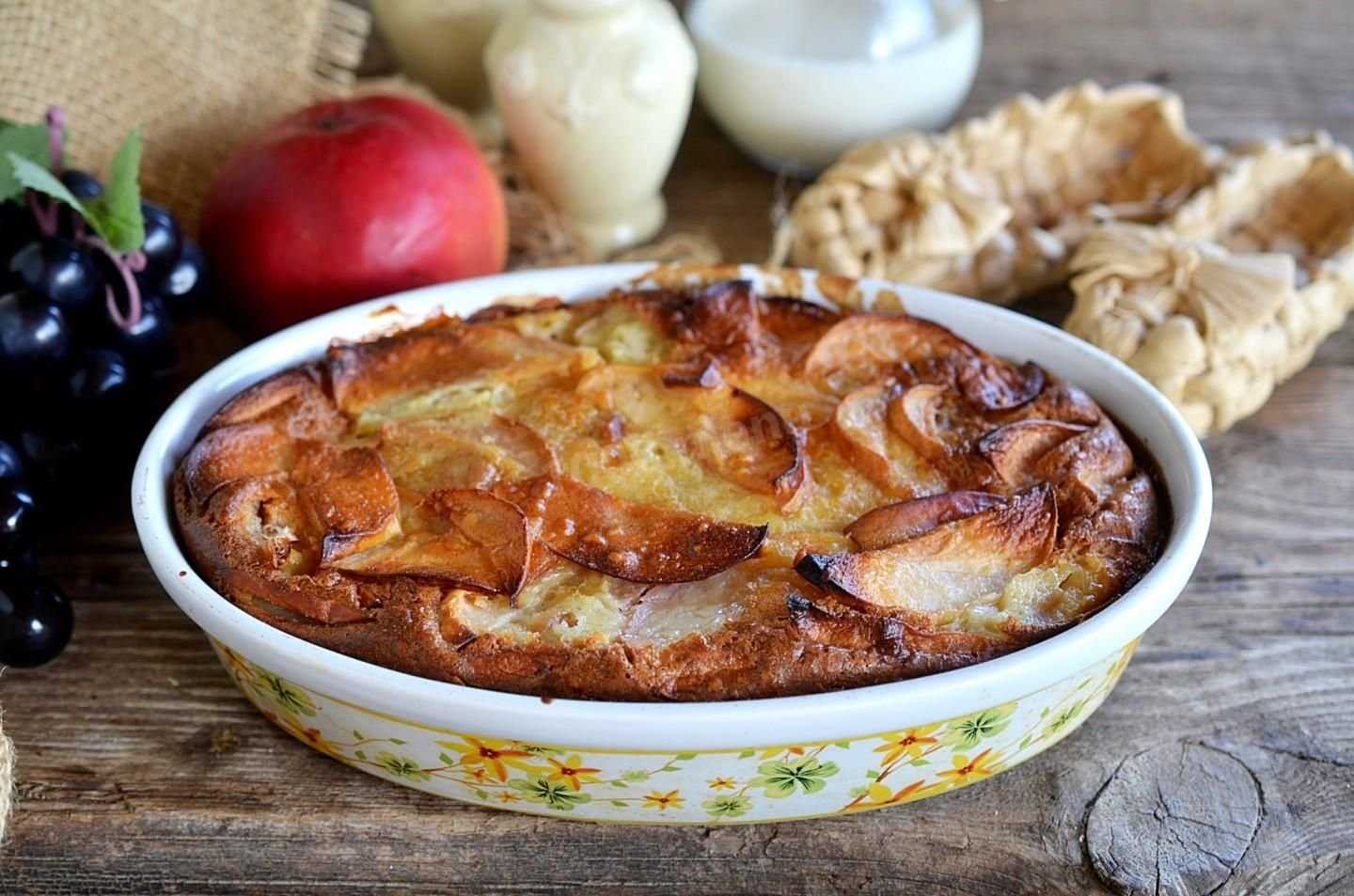 Шарлотка с яблоками без яиц – 9 простых рецептов