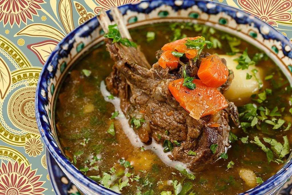 Шурпа из баранины по-узбекски - классический пошаговый рецепт с фото