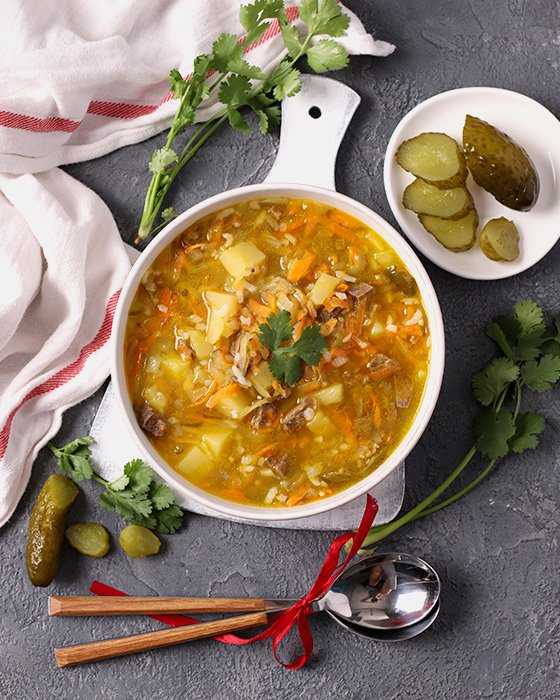 Солянка с перловкой - пошаговый фото рецепт приготовления - surj.ru