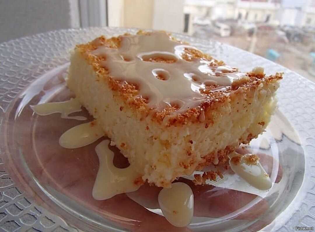 Пышная творожная запеканка