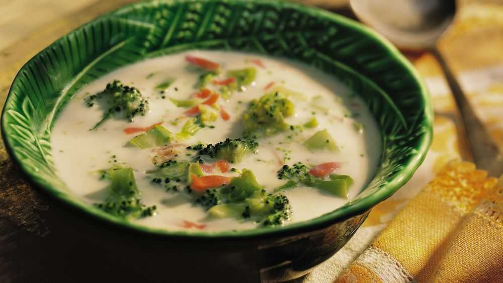 Сырный суп с курицей и брокколи как у мамы — очень вкусно по-домашнему