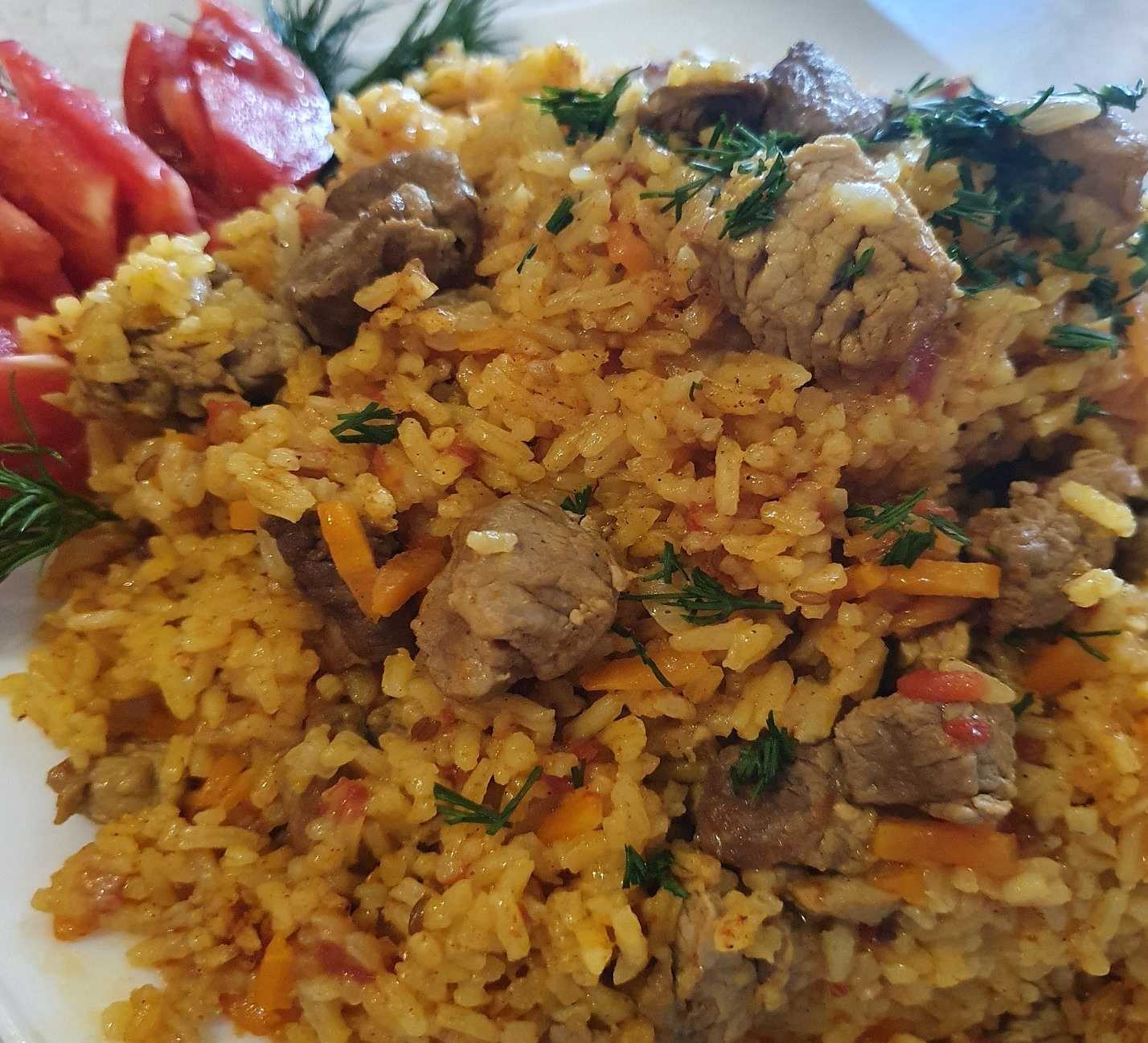 Плов с мясом в мультиварке - 8 пошаговых фото в рецепте