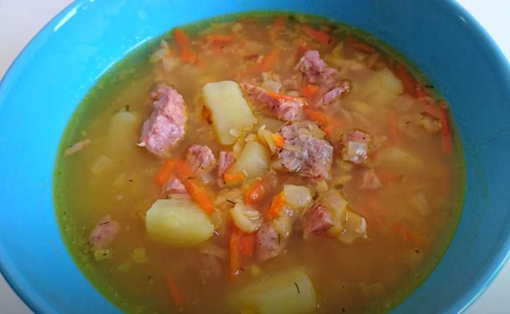 Гороховый суп в мультиварке