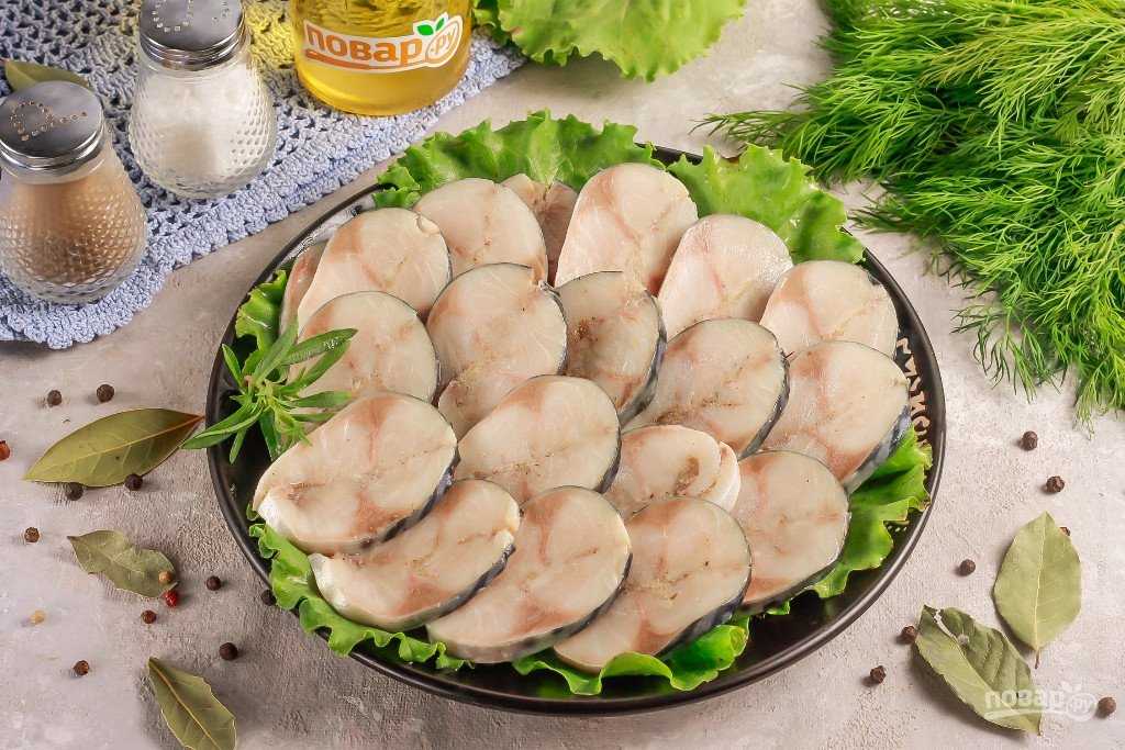 Слабосоленая скумбрия мурманское сало быстро и просто рецепт