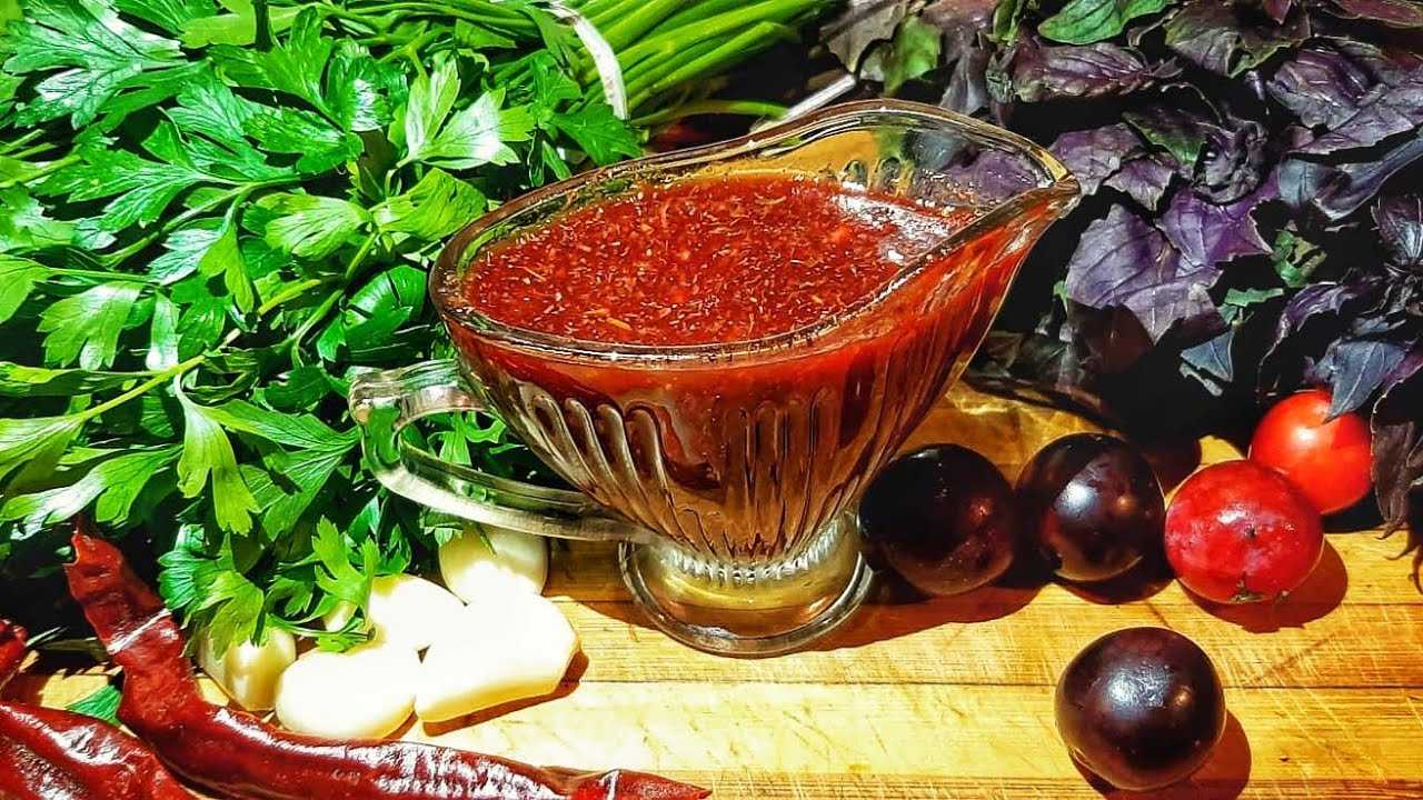 Рецепты приготовления соуса ткемали в домашних условиях
