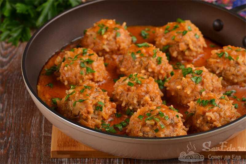 Ежики из фарша с рисом