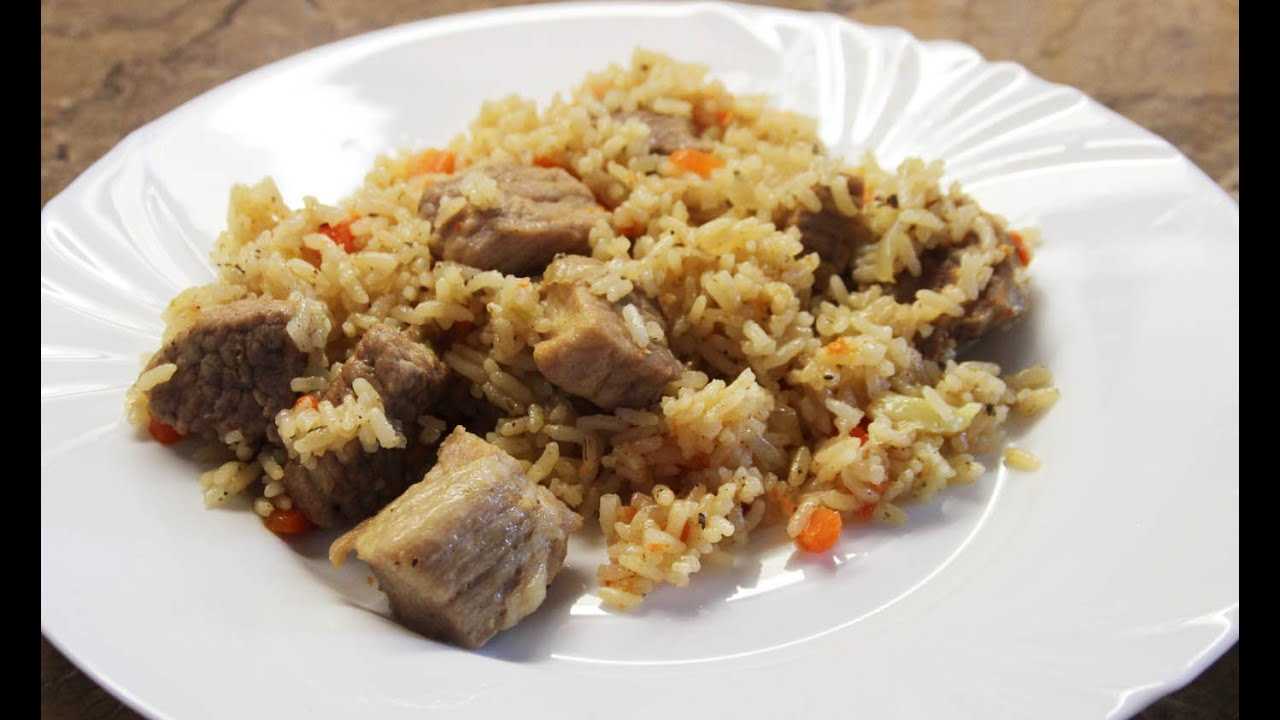 Плов в мультиварке со свининой