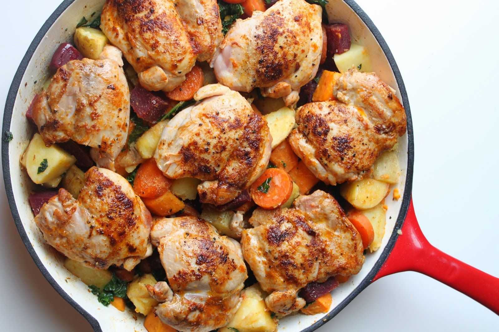 Куриные бедра на сковороде – 7 рецептов как вкусно приготовить