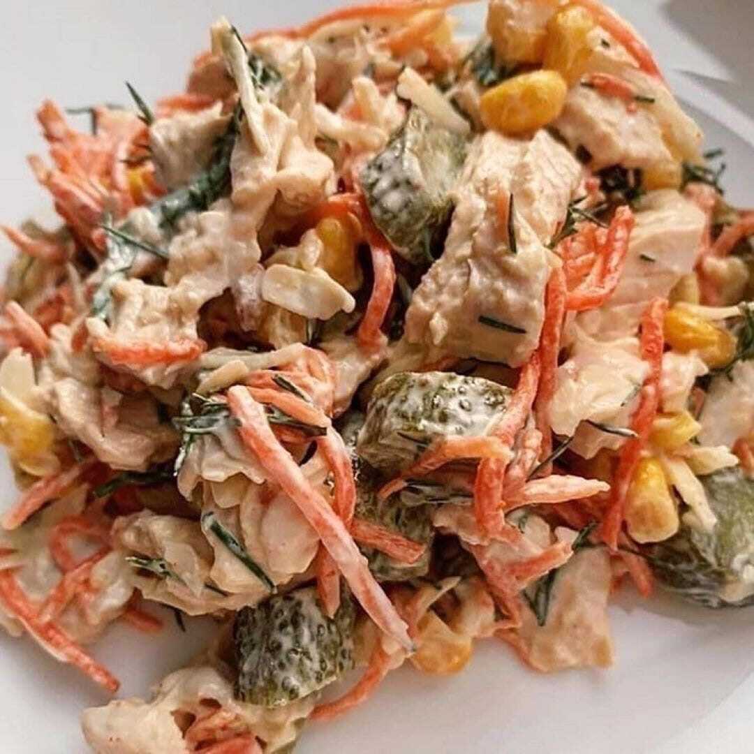 Салат из курицы с огурцами - рецепты куриных салатов