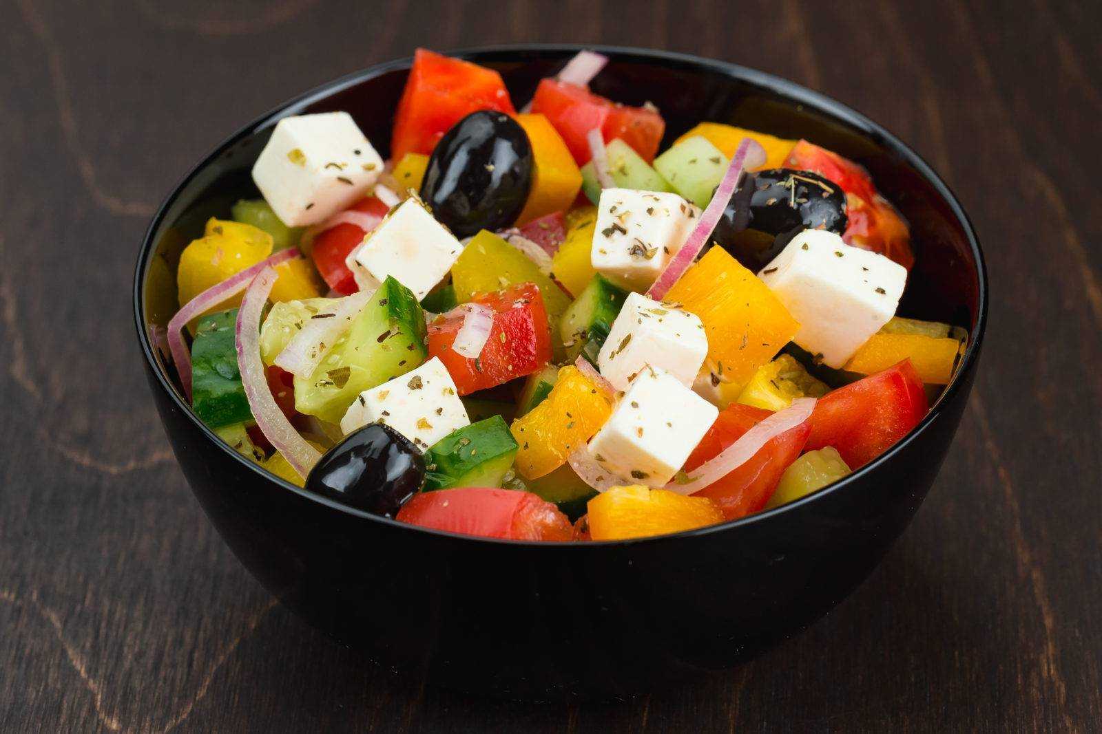 Салат греческий: классические пошаговые рецепты с фото, очень вкусные