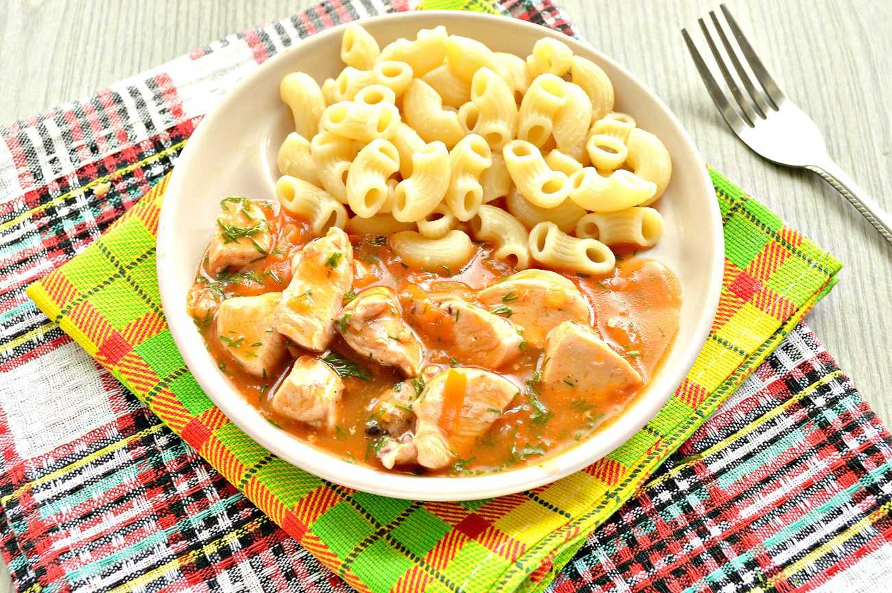 Гуляш из свинины с грибами - пошаговый рецепт с фото |  блюда из мяса
