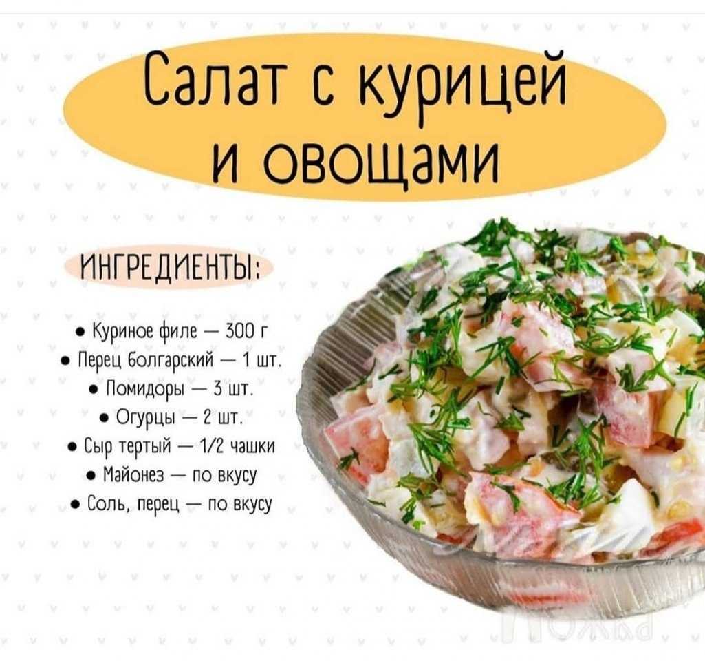 Салат нежность с курицей: 7 классических рецептов