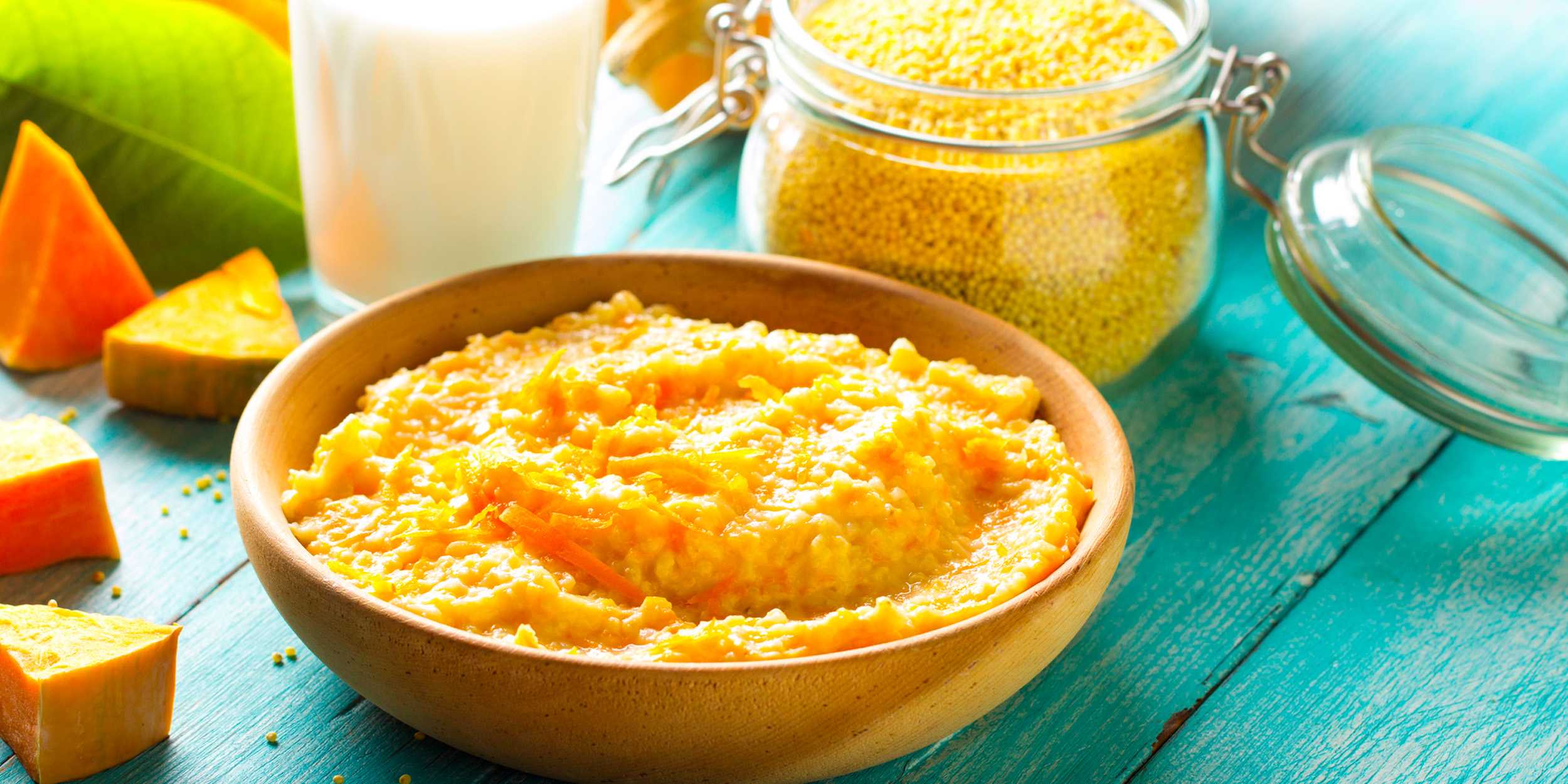 Пошаговый рецепт кукурузной каши с тыквой