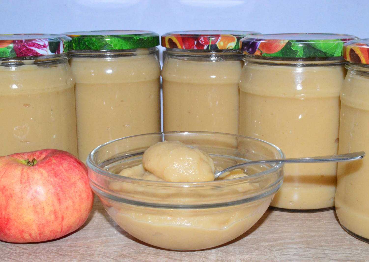 Яблочное пюре с сахаром через мясорубку на зиму  рецепт с пошаговыми фото