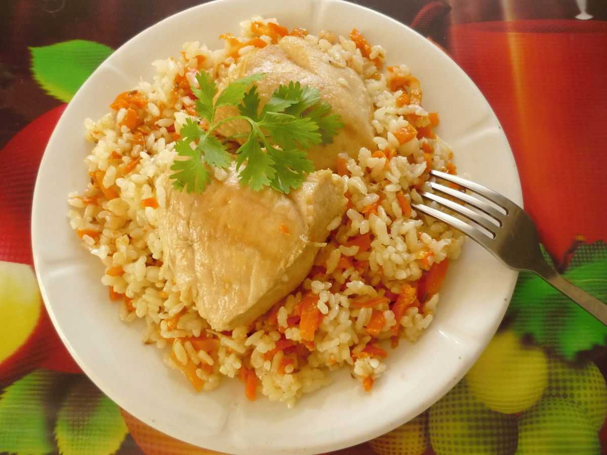 Плов с курицей в мультиварке — 7 пошаговых рецептов приготовления рассыпчатого плова