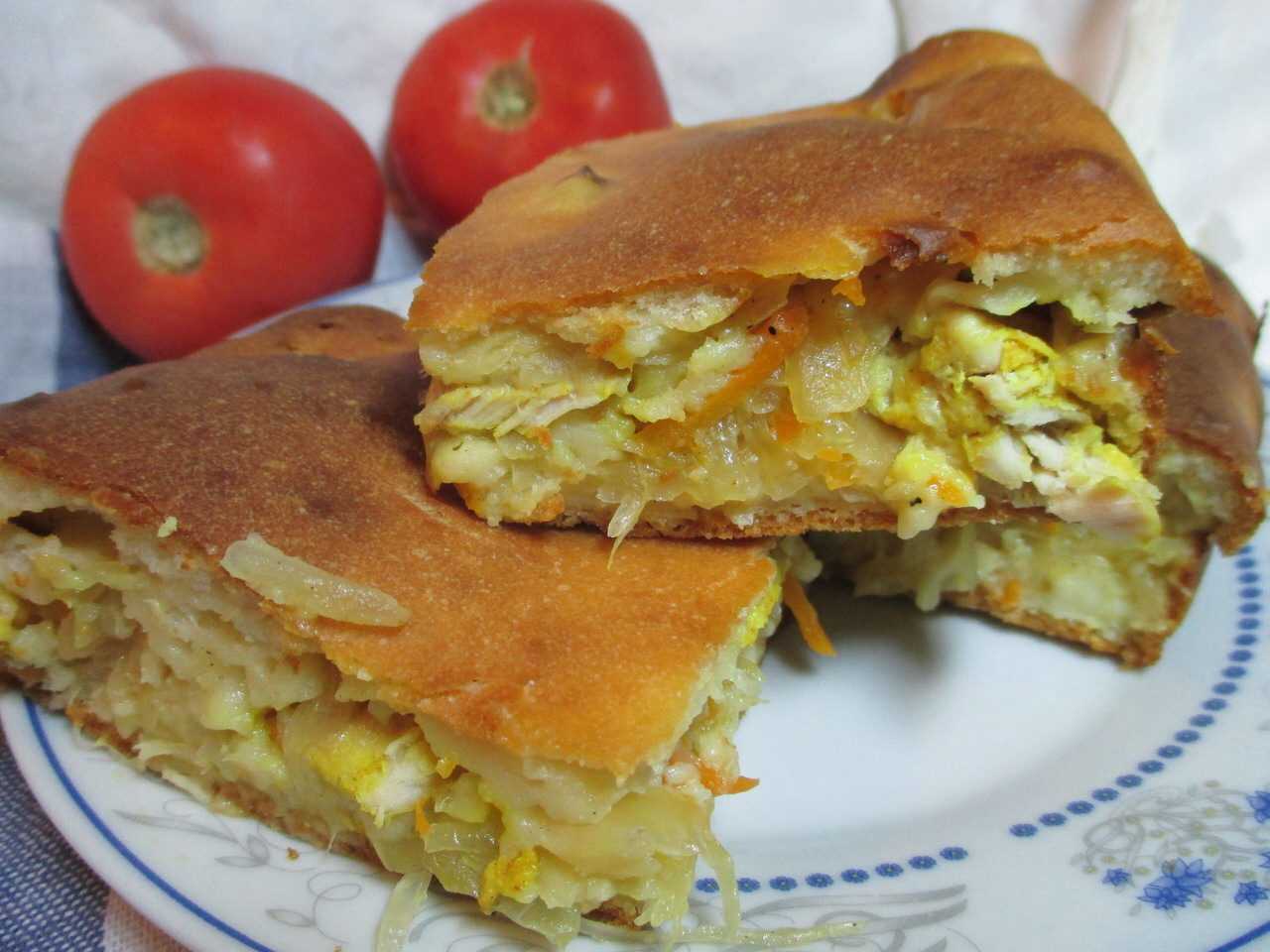 Пирожки с квашеной капустой в духовке  рецепт с пошаговыми фото