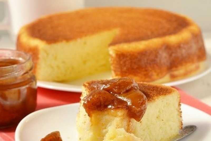 Манник на йогурте с яблоками  рецепт с пошаговыми фото