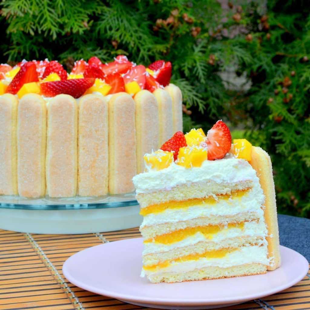 Торт мангомаракуйя  рецепт с пошаговыми фото