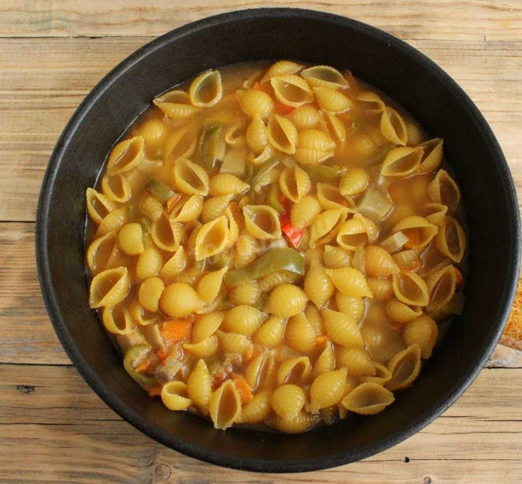 Жареные макароны