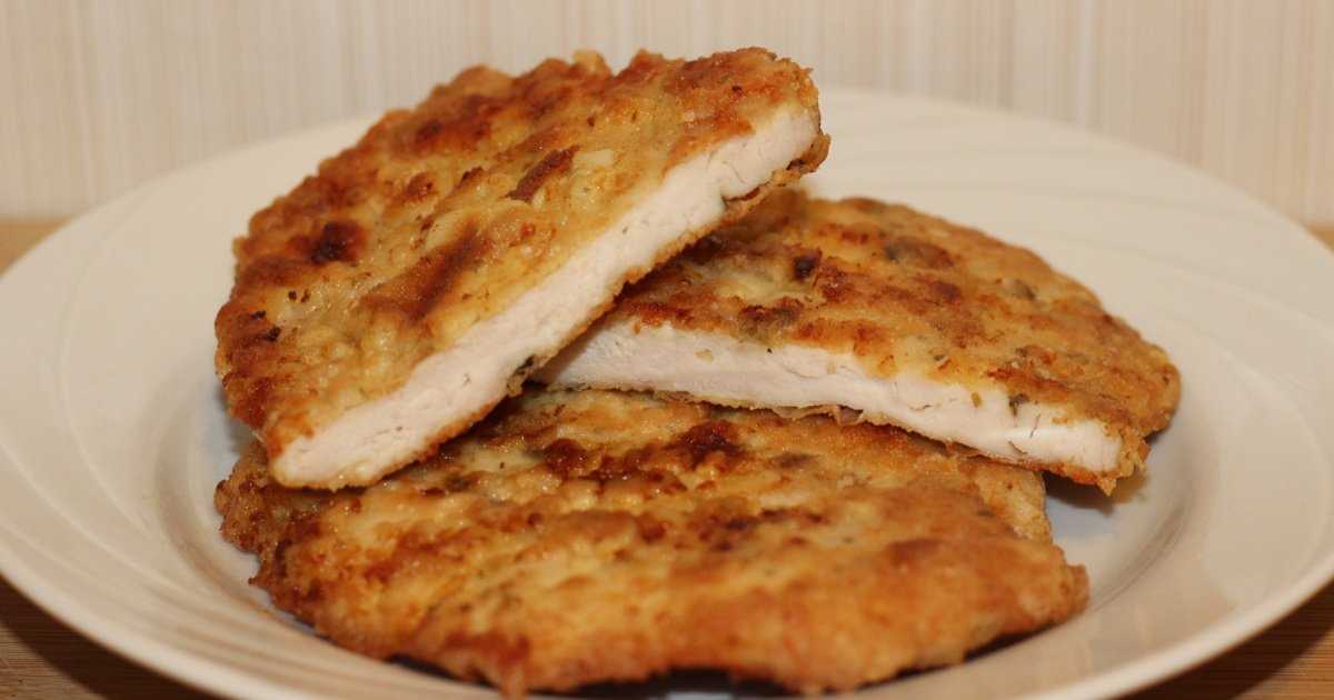 Шницель из курицы по-столичному - 9 пошаговых фото в рецепте