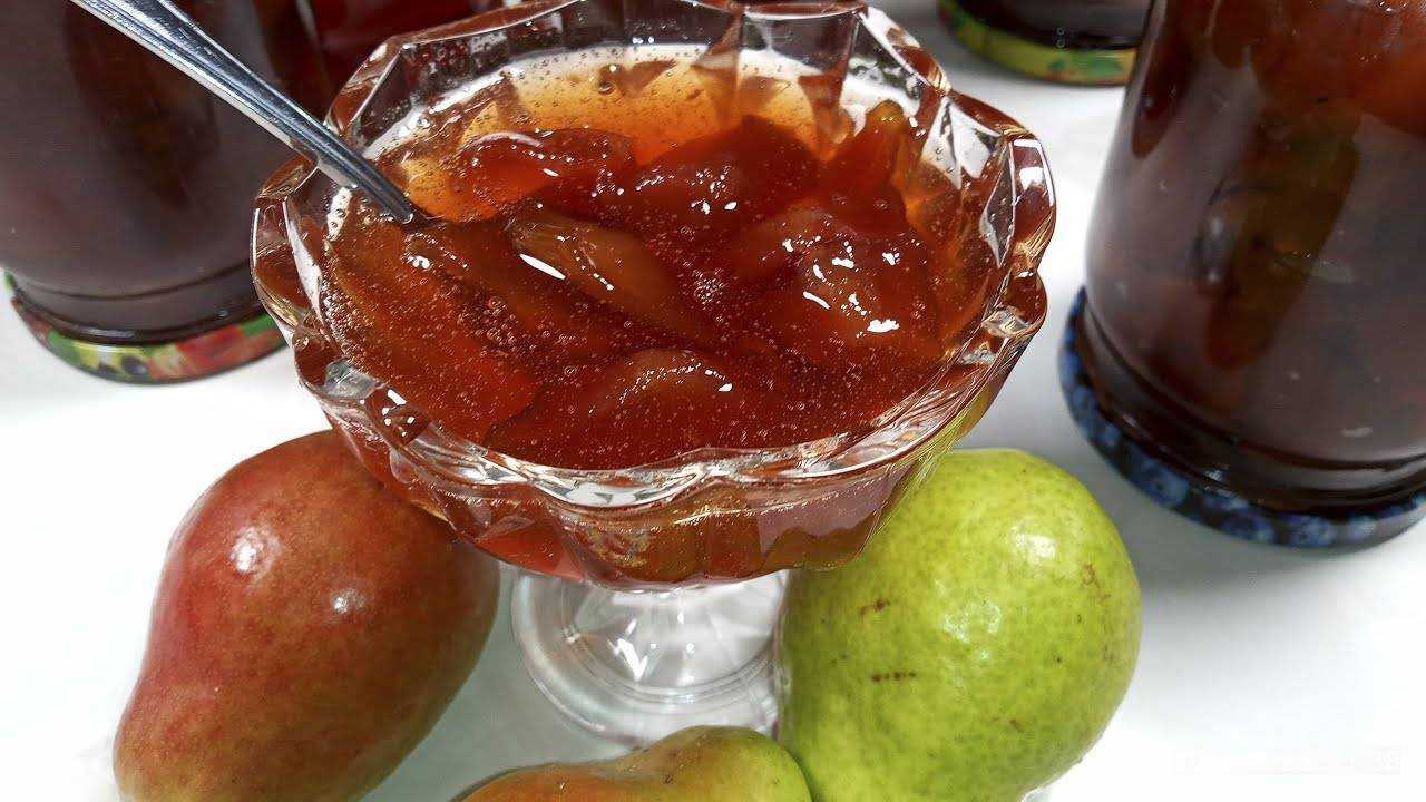 Варенье из груш на зиму: густое, прозрачное, повидло, 15 самых простых и вкусных рецептов