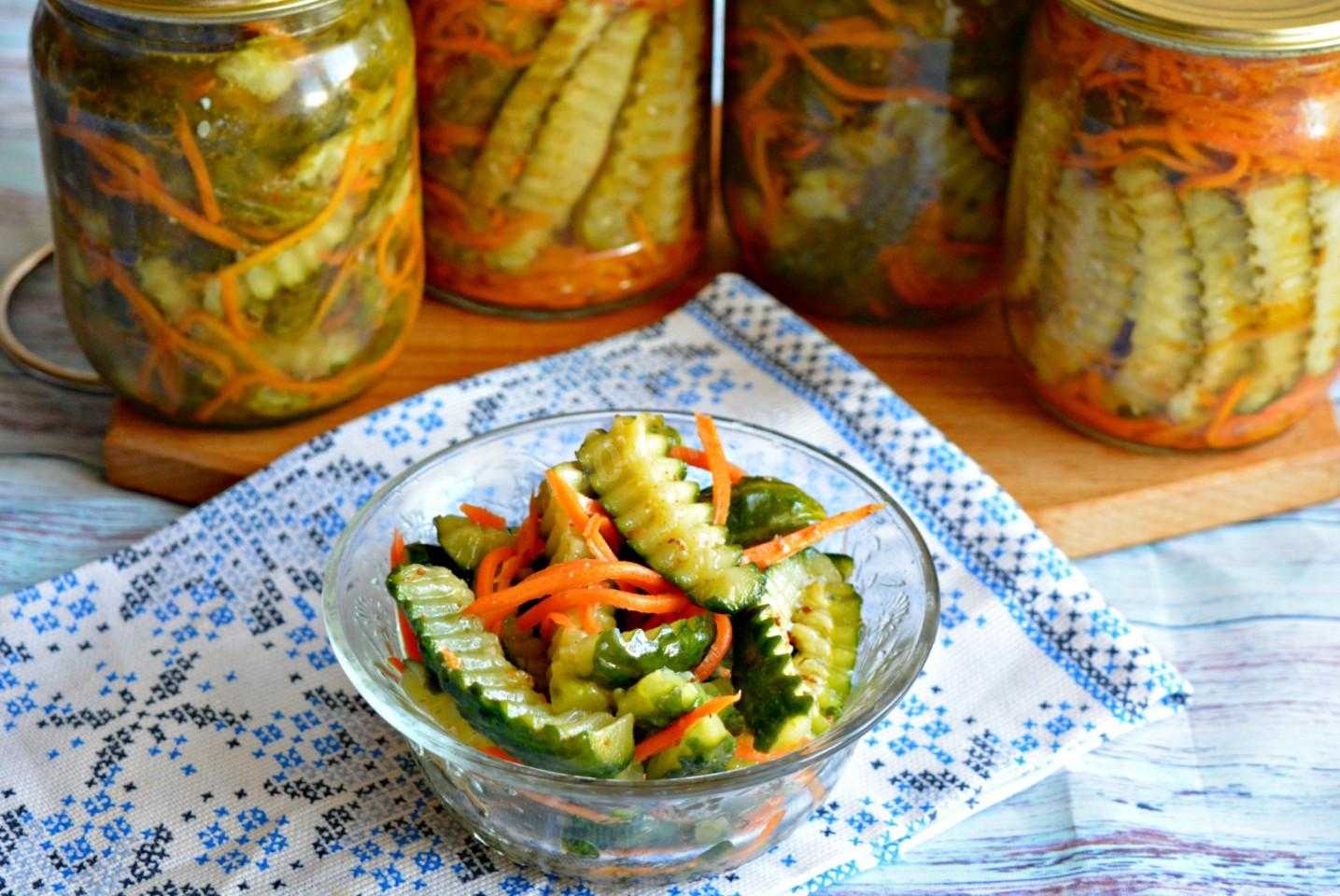 Огурцы по-корейски с морковью на зиму: 6 самых вкусных рецептов