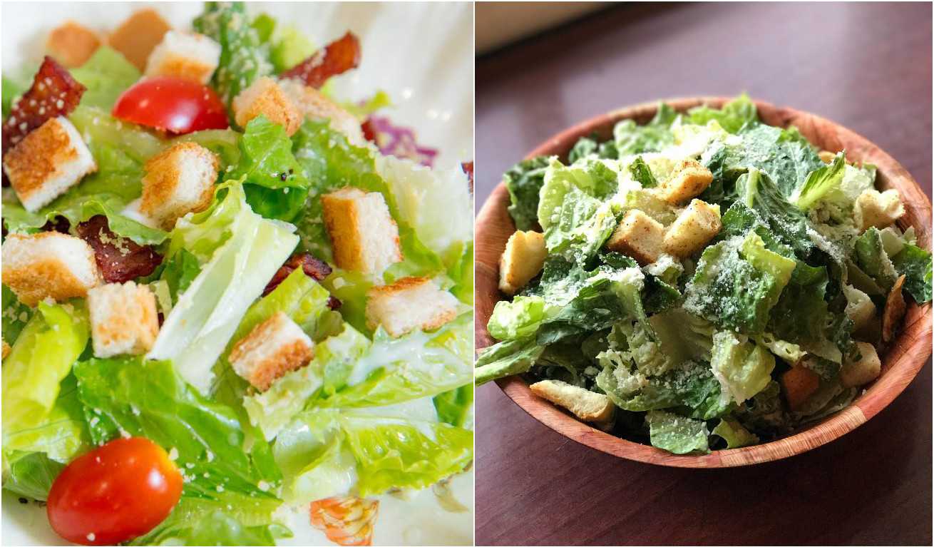 Салат цезарь с курицей