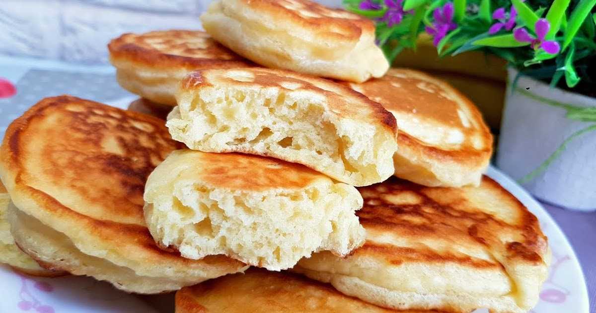 Пышные оладьи на кефире пошаговый рецепт