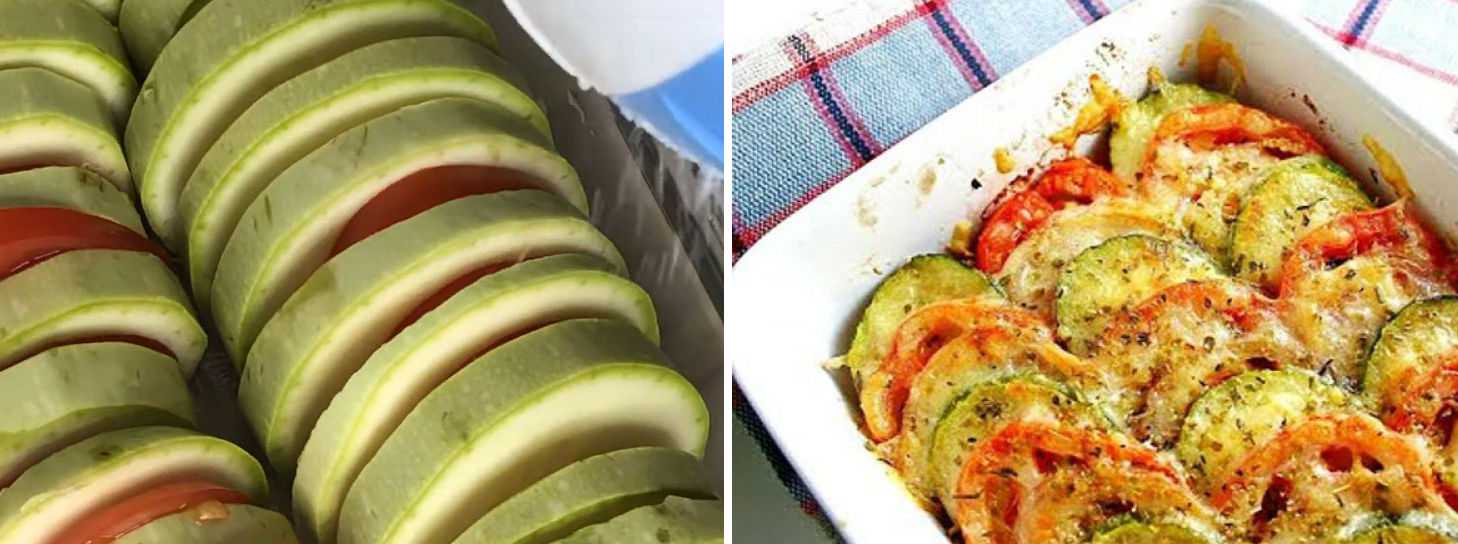 Кабачки запеченные в духовке — 8 быстрых и вкусных рецептов