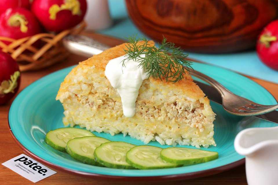 Рис с фаршем в мультиварке