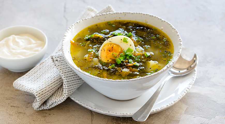 8 рецептов приготовления зелёных щей из щавеля на курином бульоне