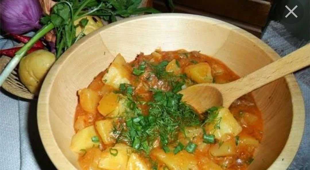 Картошка с тушенкой в мультиварке пошаговый рецепт