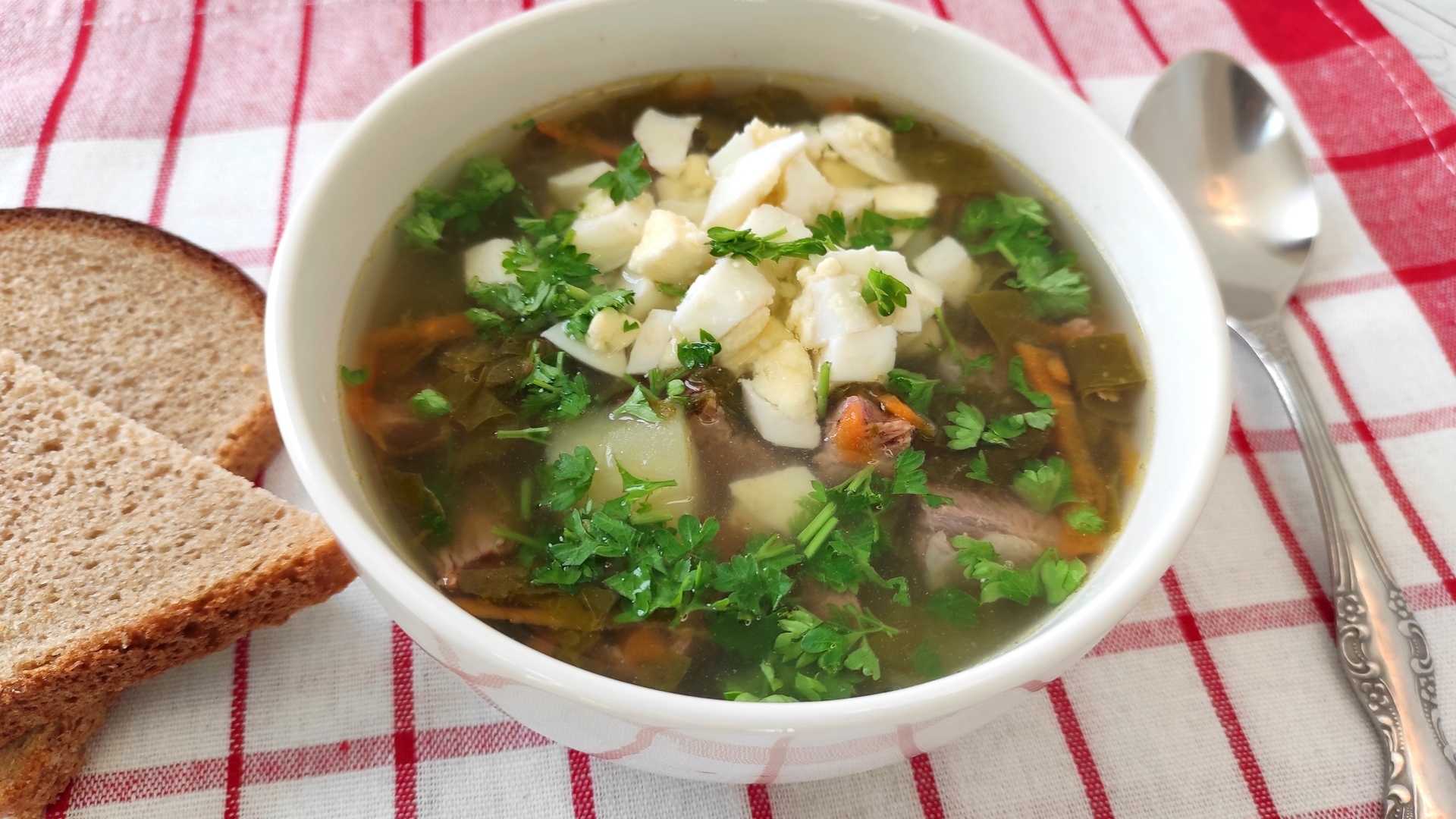 Щи из щавеля в мультиварке  рецепт с пошаговыми фото