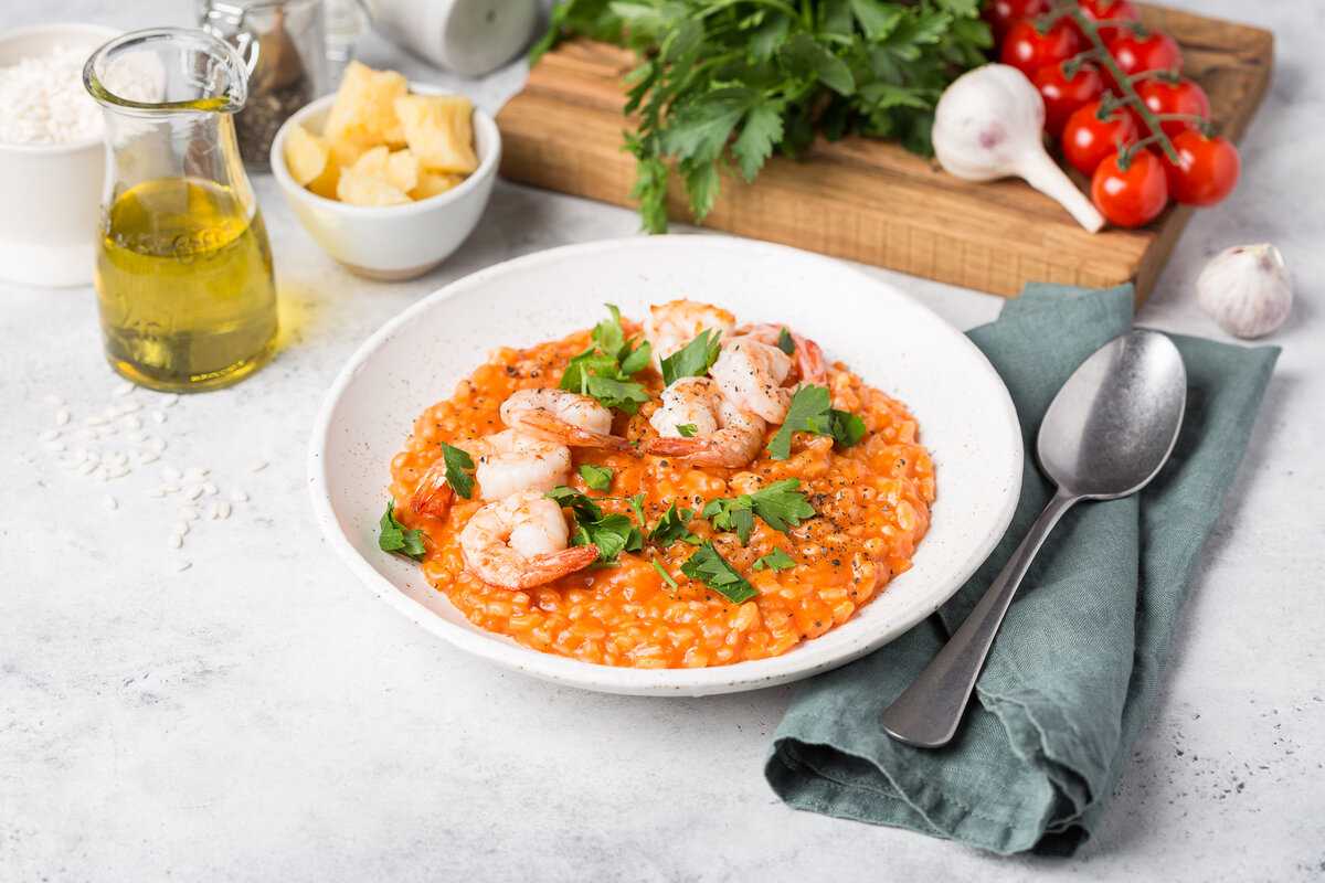 Рис с морепродуктами