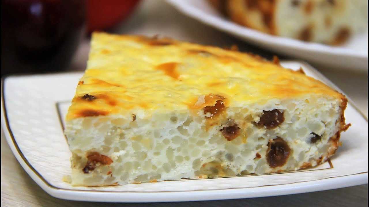 Рецепт творожной запеканки с рисом | меню недели