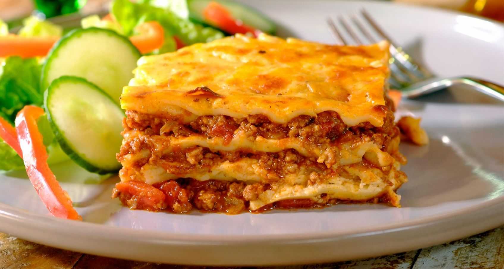 Лазанья с фаршем рецепт в домашних условиях - просто и вкусно