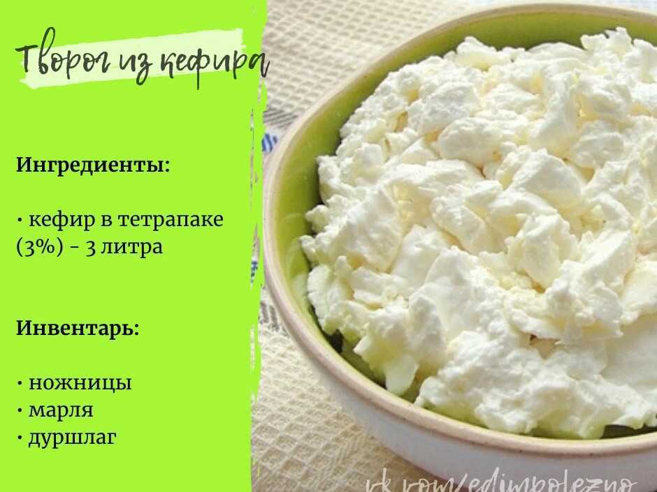 Сыр из кефира в домашних условиях рецепт с фото пошаговое