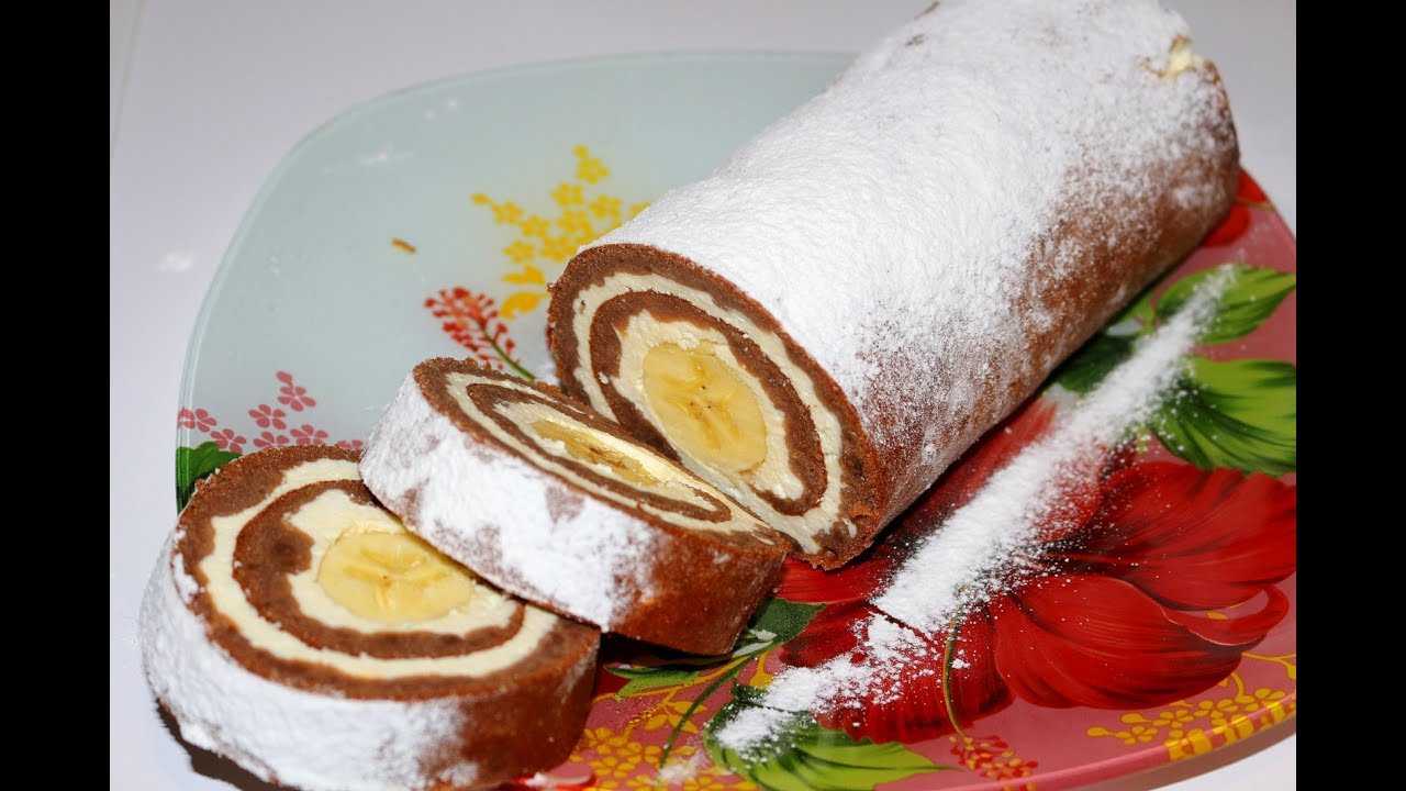 Треугольники из лаваша с творогом и бананом (на сковороде) | totrecept.com