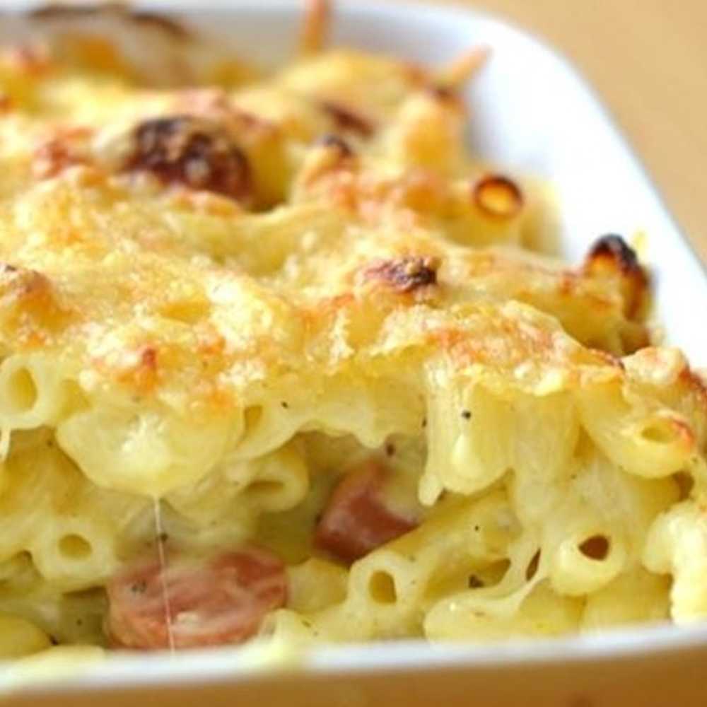 Запеканка из макарон в духовке: с фаршем, курицей, колбасой или сосисками, с овощами