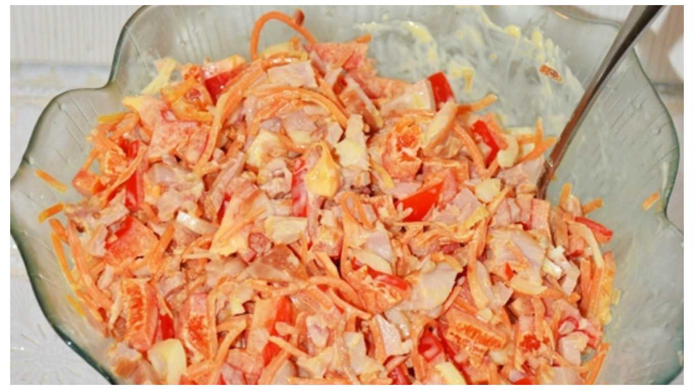Салат с копченой курицей и огурцом | пошаговые рецепты с фото