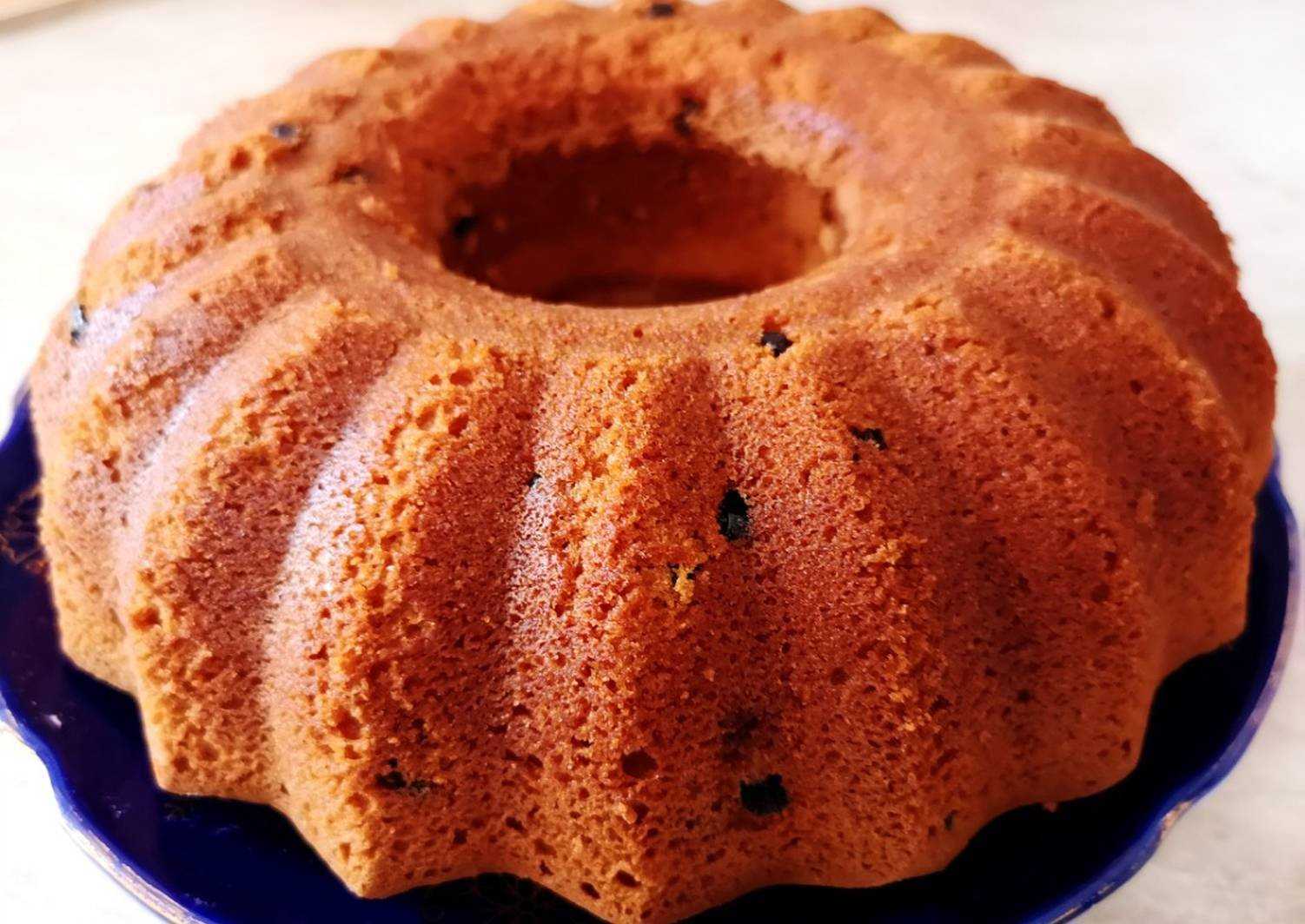 Кекс на сметане с изюмом