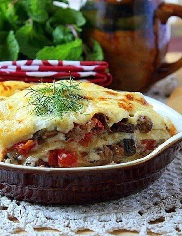 Лазанья с фаршем в духовке | классические рецепты