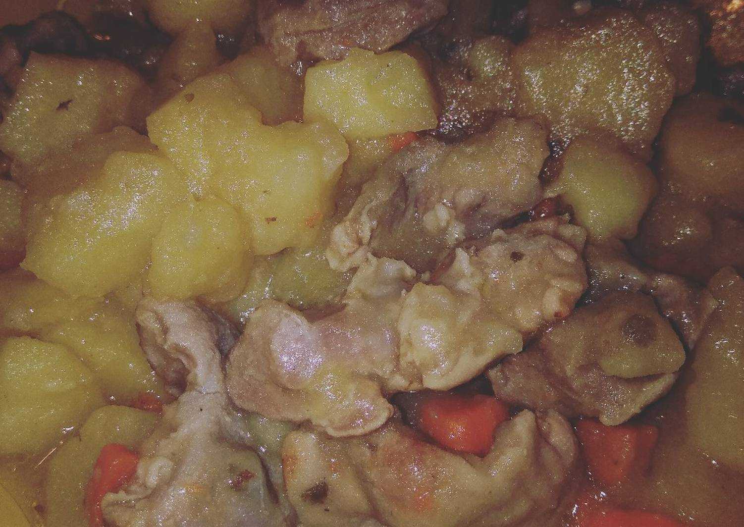 Желудки куриные тушеные в мультиварке, низкокалорийные и вкусные!