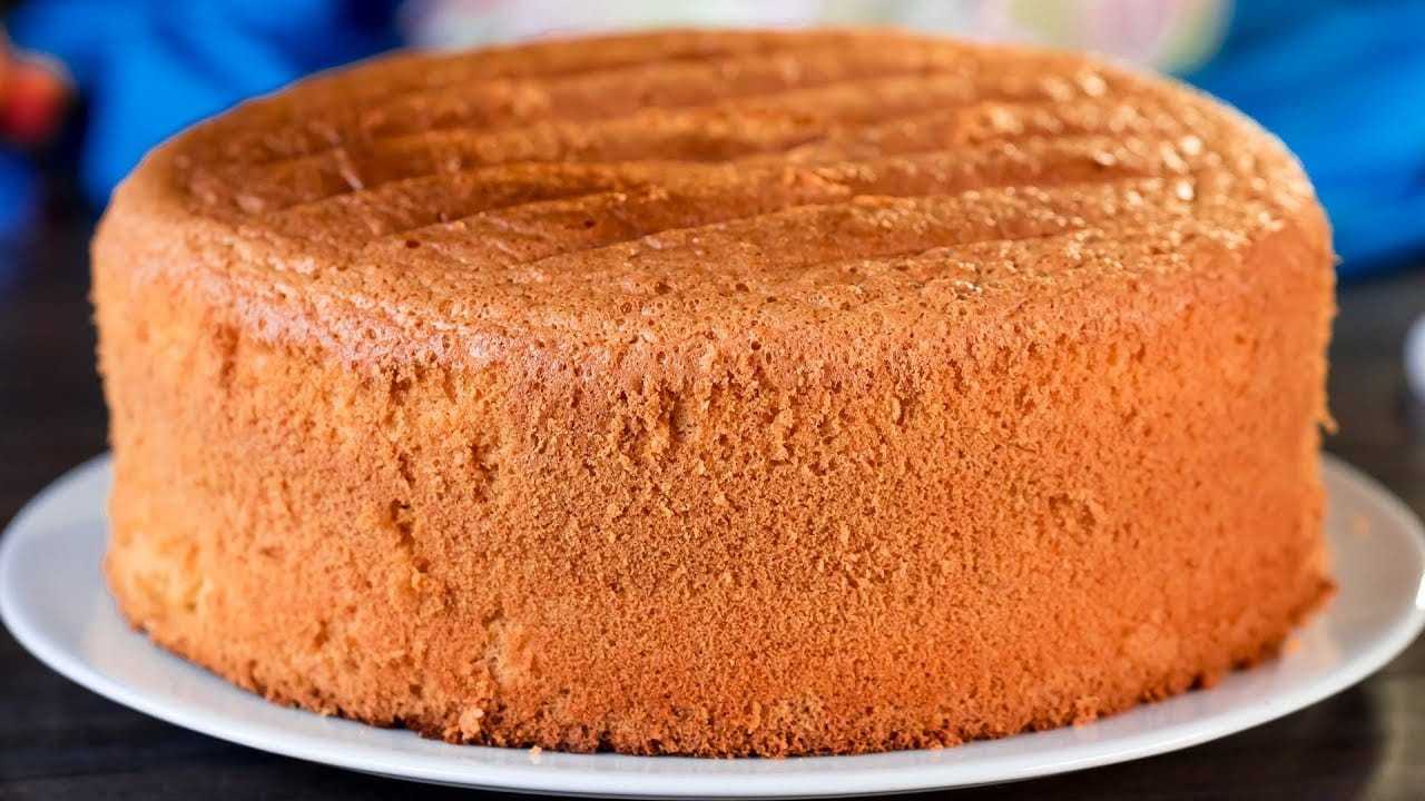 Бисквит для торта пышный и простой в духовке