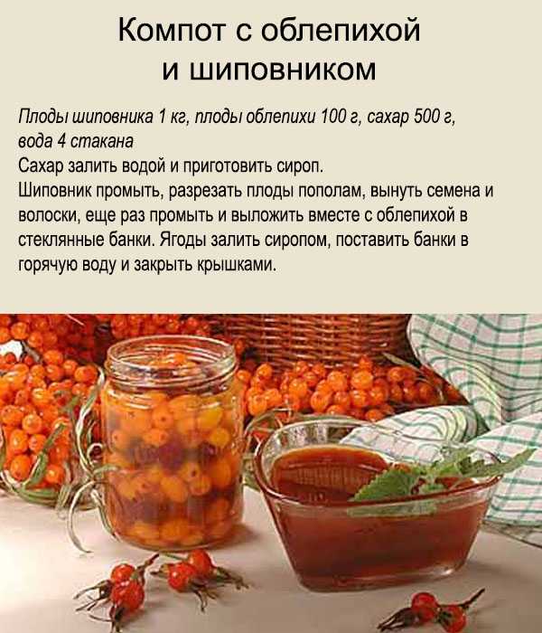 Как приготовить компот из облепихи?