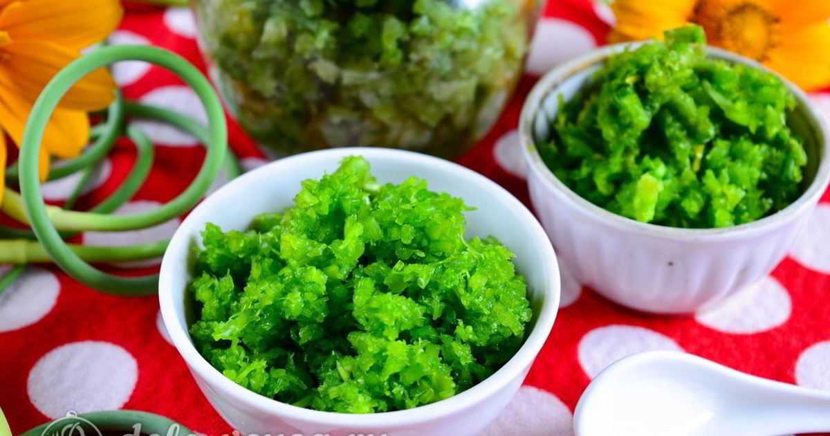 Чесночные стрелки по-корейски — вкусный рецепт с мясом