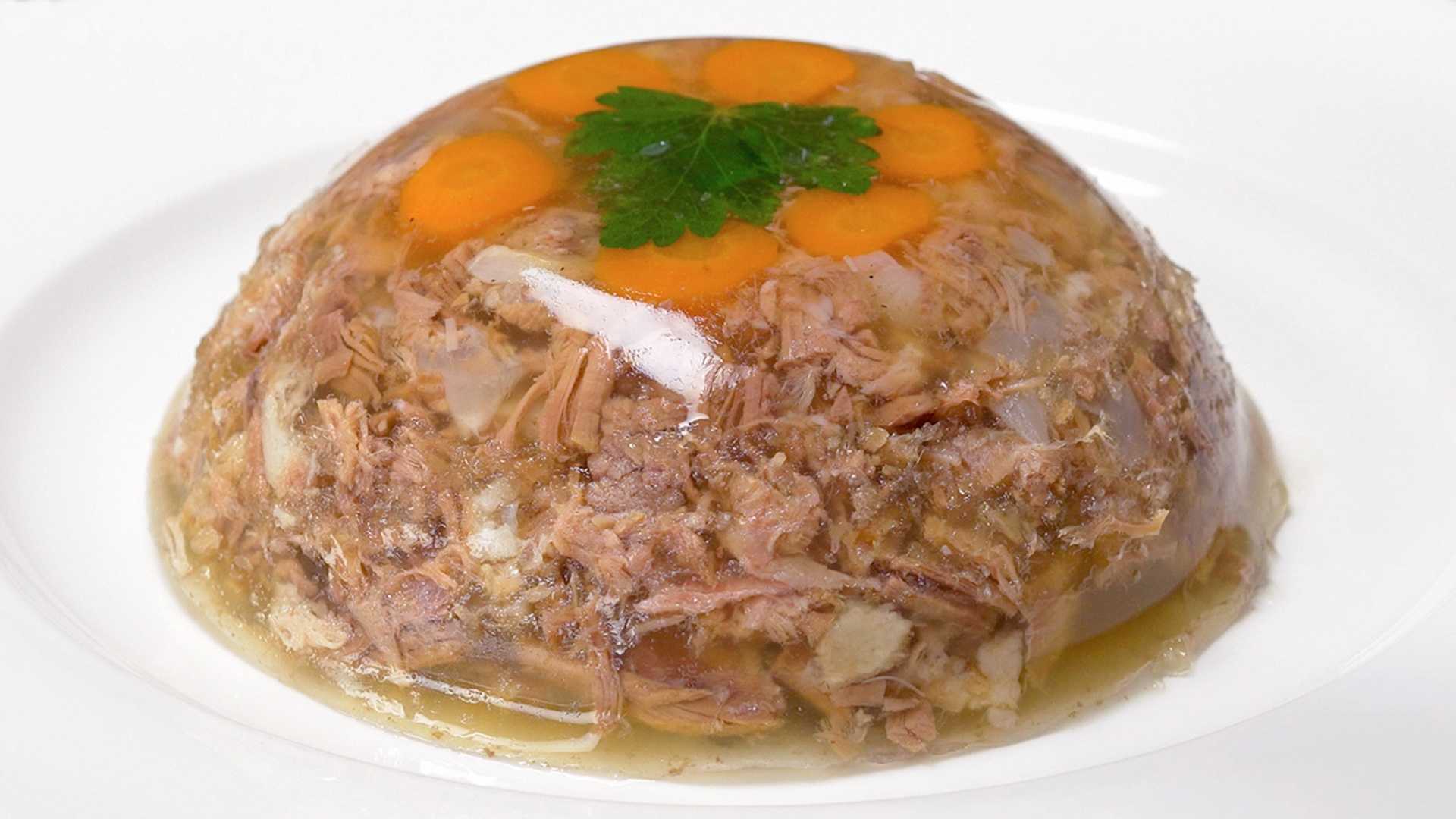 Холодец из свинины и курицы